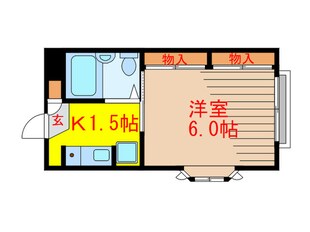 ｻﾝﾊｲﾑ大山の物件間取画像